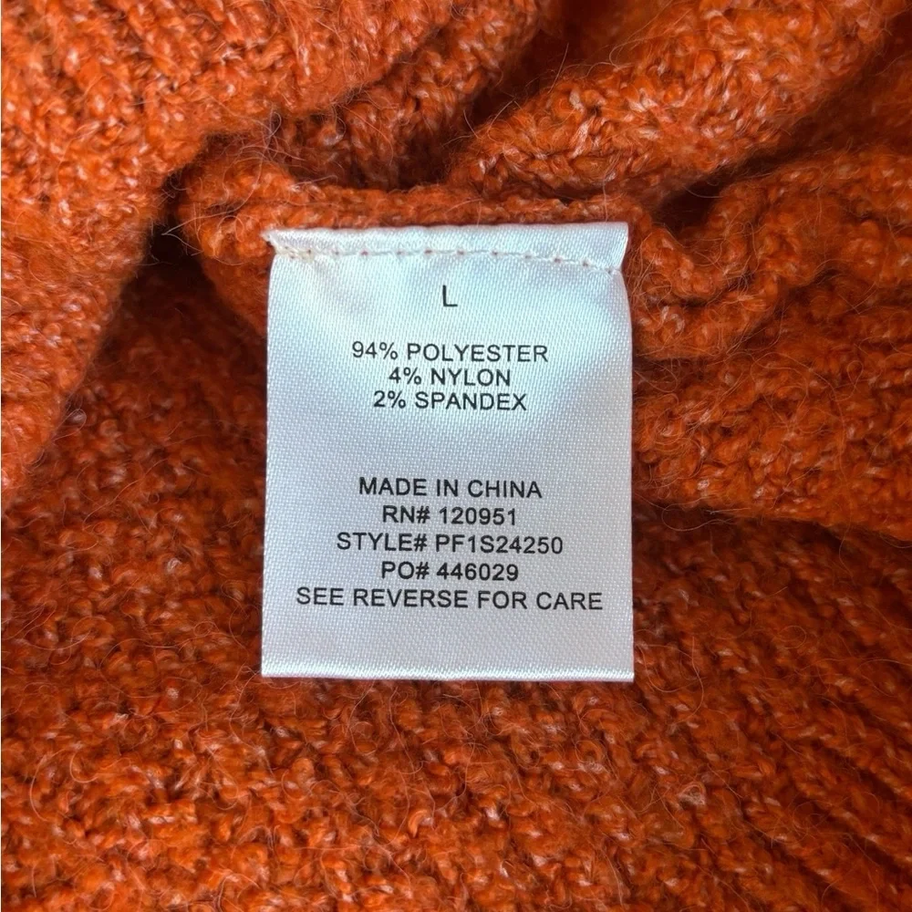 NWT Pink Rose Mock Neck Sweater - Picture 4 of 5